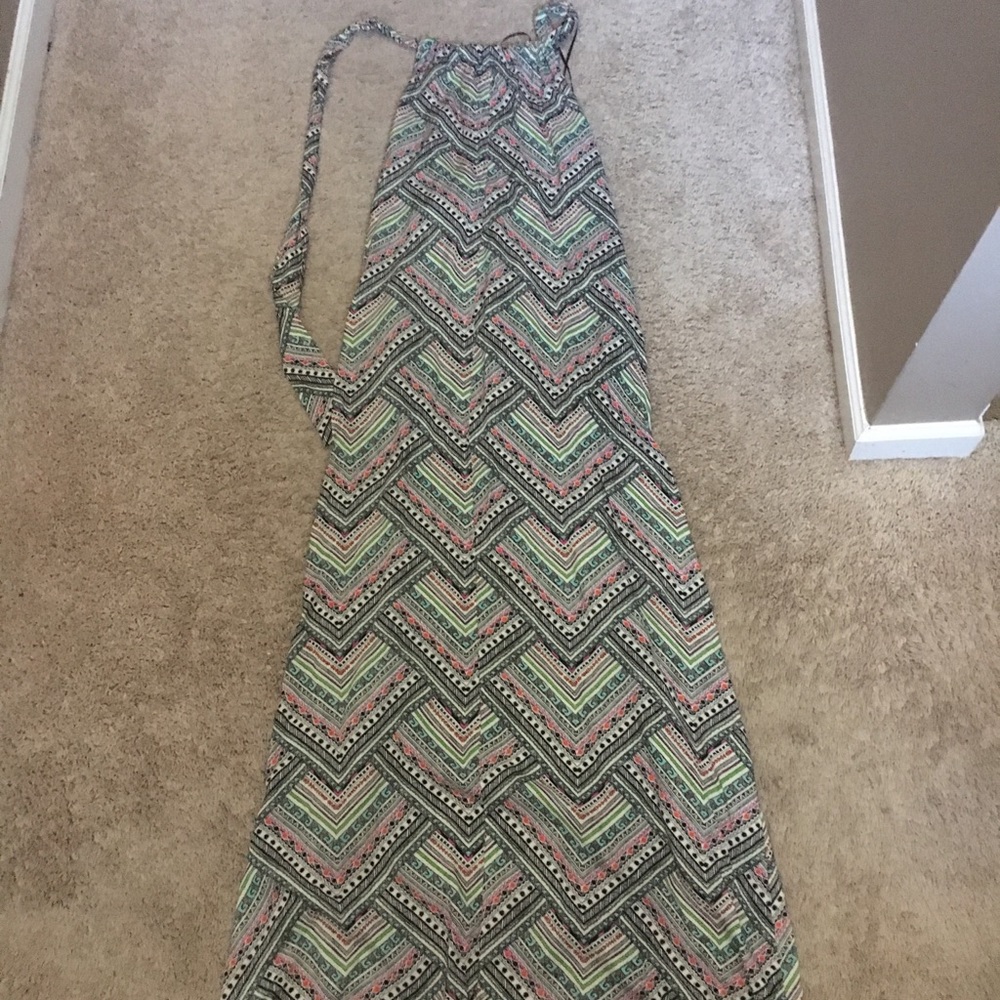 Love stitch maxi dress